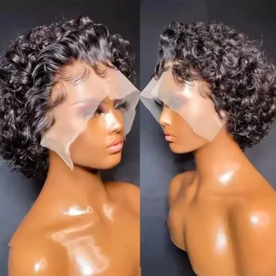 13x4 & 13x1 Pixie Cut Human Hair Lace Frontal Wigs