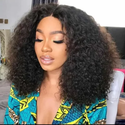 180% Density Nice Curl ,Glueless Short Bob Wig Deep Wave Human Hair Wigs