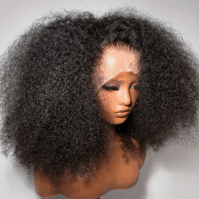 Afro Kinky Curly Wig Lace Front Wig