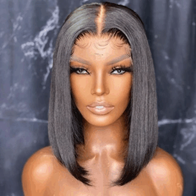 Wear and Go 3D Bob Glueless Hd Lace Front Human Hair Wigs