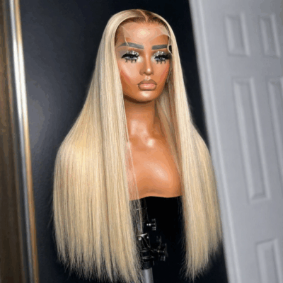 Brown Root 613 Blonde Brazilian Human Hair Wigs