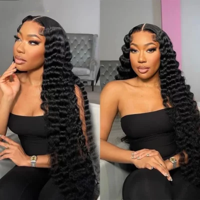 180% Loose Deep Wave Frontal Wig