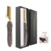 Hot Comb 2 in 1 Rhinestone Hair Straightener Curler