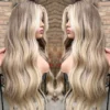 Ash Ombre Blonde Wave Lace Frontal Wig - Image 2