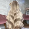 Ash Ombre Blonde Wave Lace Frontal Wig - Image 4
