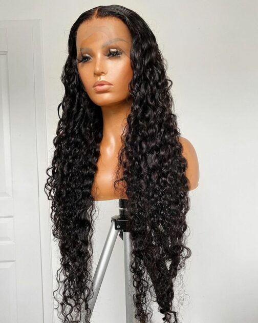 Deep Curly Lace Front Human Hair Wig