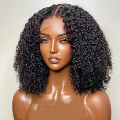 13x4 Curly Lace Front Human Hair Wig