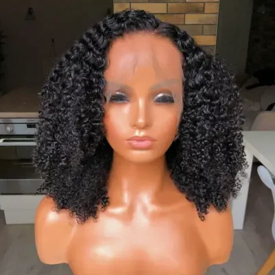 Bouncy Kinky Curly 13x4 Lace Front Human Hair Wig