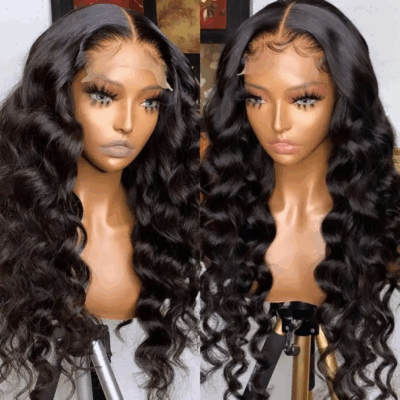 Loose Wave  Glueless Lace Front Human Hair Wigs