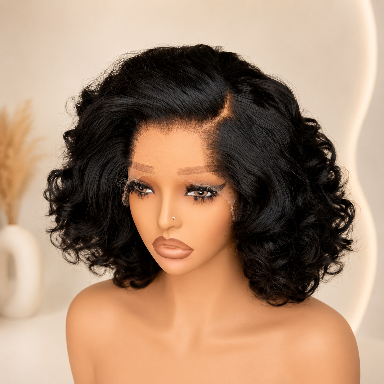 KS Wave Bob Wig – HD Glueless Human Hair Wig